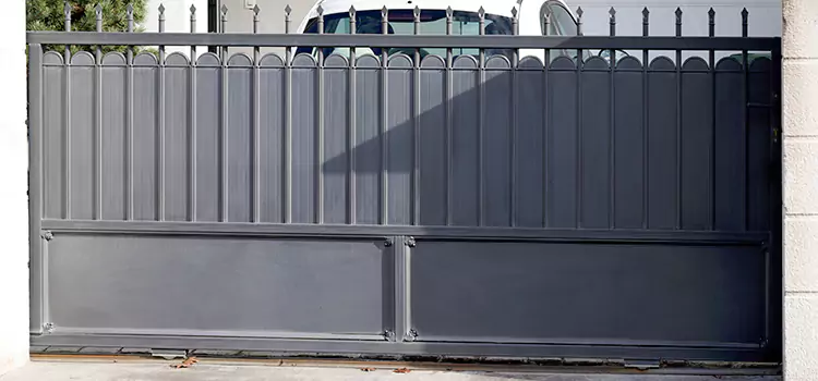 Metal Driveway Gate Installation Jenison